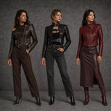 Women’s Cropped Leather Jackets