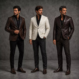 Men's Leather Blazers