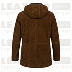 Blouson Cafe Racer Vintage en Cuir Forest pour Homme – Veste de Motard Patinée à la Main