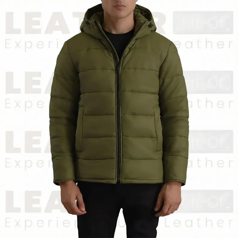 Men’s Classic Dark Brown (Espresso) Leather Bomber Jacket – Timeless Urban Style