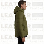 Men’s Classic Dark Brown (Espresso) Leather Bomber Jacket – Timeless Urban Style
