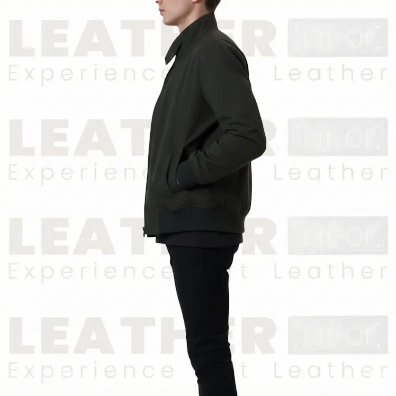 The "Arbor" Technical Harrington – Matte Olive Edition