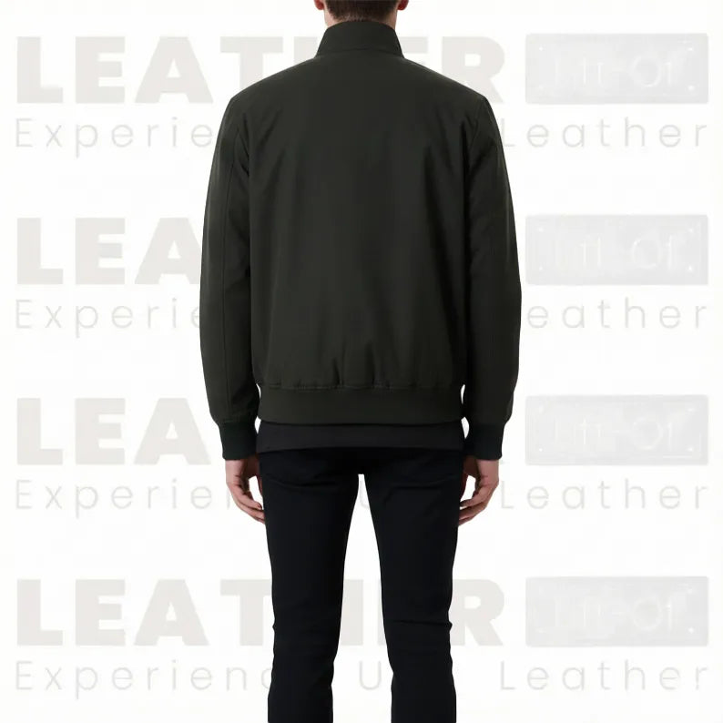 The "Arbor" Technical Harrington – Matte Olive Edition