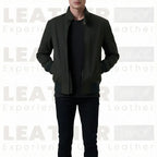 The "Arbor" Technical Harrington – Matte Olive Edition