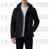 The "City Navigator" Hooded Field Jacket – Matte Onyx Performance