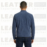 Veste matelassée Chelsea bleu marine pour homme – Un style campagne intemporel