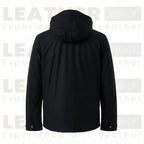 The "City Navigator" Hooded Field Jacket – Matte Onyx Performance