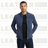 Veste matelassée Chelsea bleu marine pour homme – Un style campagne intemporel