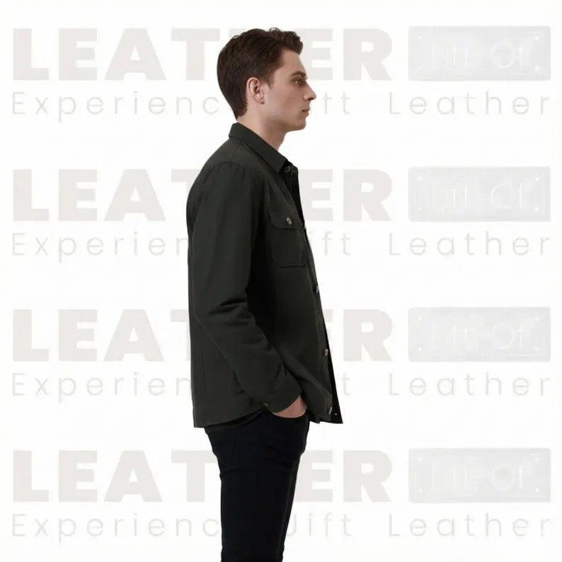 The "Nomad" Leather Trucker – Onyx Black Top-Grain