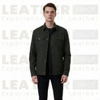 The "Nomad" Leather Trucker – Onyx Black Top-Grain