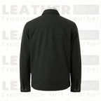 The "Nomad" Leather Trucker – Onyx Black Top-Grain