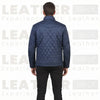 Men’s Navy Blue Quilted Chelsea Jacket – Classic Country Sophistence
