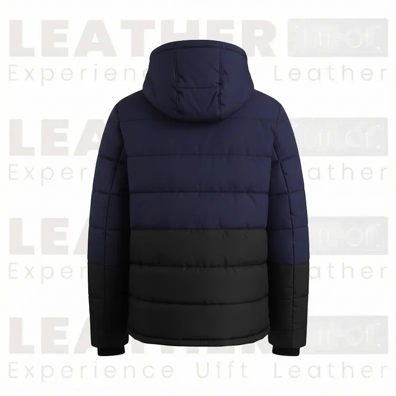 Herren Schwarze Gesteppte Chelsea Field Jacket – Stilvolle Urbane Performance