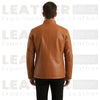Hunter Tan Brown Shearling-Lined Leather Jacket
