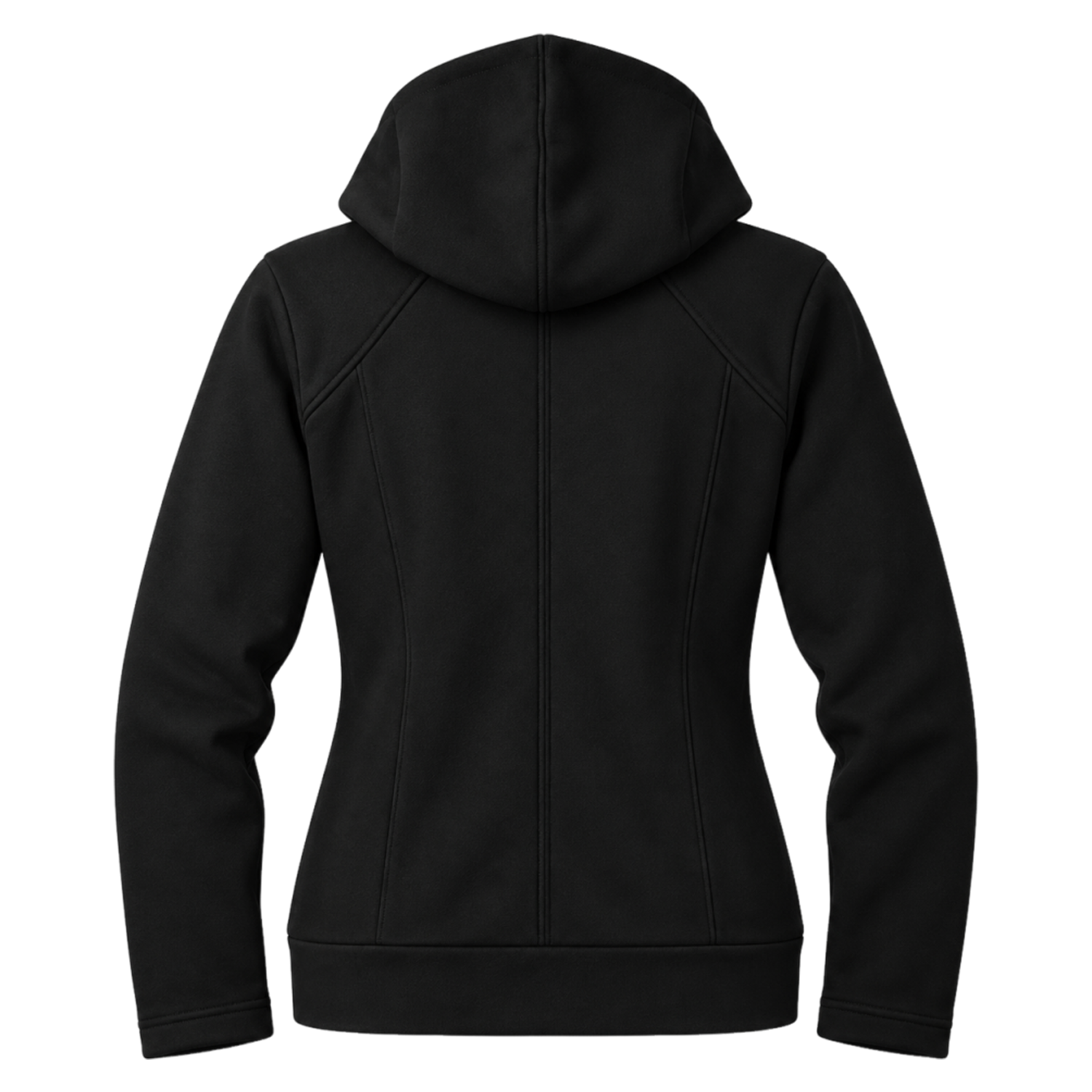 Women's Kingdom Hearts Organization XIII Inspired Hoodie – Black Cotton Cosplay Jacket with Silver Chest Chain and Zip Front, Larxene Xion Costume
