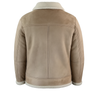 Men's Suede Shearling Aviator Jacket
