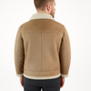 Men's Suede Shearling Aviator Jacket