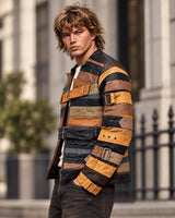 Maison Martin Margiela x H&M Artisanal Belt Jacket | Patchwork Leather Buckle Jacket