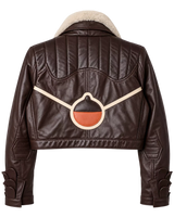 Marvel Rivals Squirrel Girl Inspired Real Leather Jacket | Fur Collar Superhero Cosplay Jacket