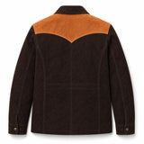 Men’s Two Tone Suede Leather Jacket | Premium Multi Pocket Casual Outerwear