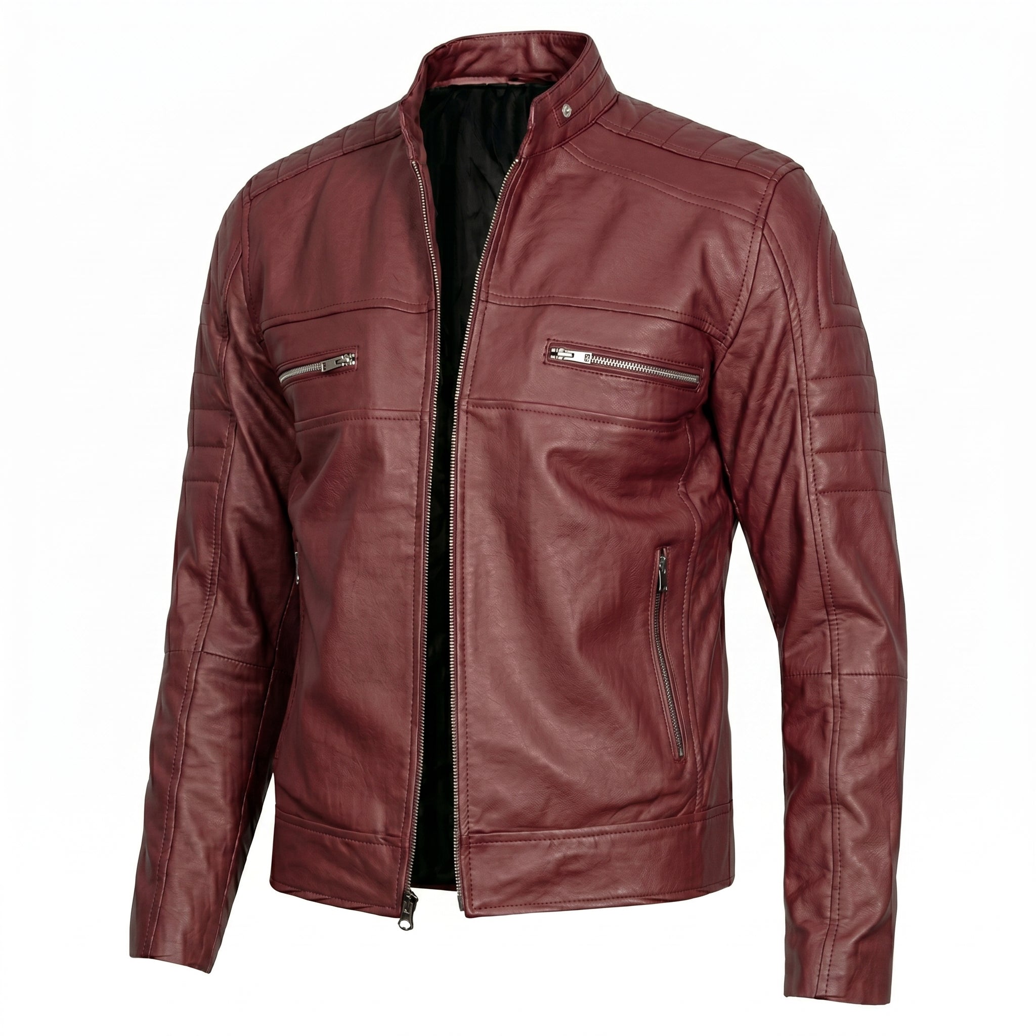 Men’s  Genuine Leather jacket | Cafe Racer style
