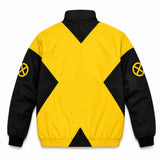Men's Yellow Black Bomber Jacket | Comic Inspired Windbreaker Streetwear Coat