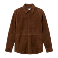 Men’s Classic Dark Brown Leather Bomber Jacket – Handcrafted Luxury