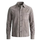 Vintage Cafe Racer Herren Bikerjacke aus forestgrünem Leder – Handpoliert