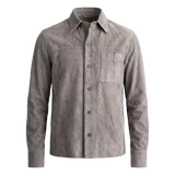 Blouson de motard style café racer pour homme en cuir vert forêt vieilli – Fini à la main