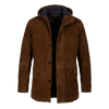 Men’s Vintage Forest Leather Cafe Racer – Hand-Burnished Biker Jacket