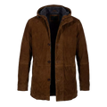 Blouson Cafe Racer Vintage en Cuir Forest pour Homme – Veste de Motard Patinée à la Main
