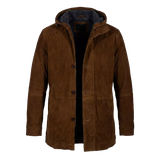 Men’s Vintage Forest Leather Cafe Racer – Hand-Burnished Biker Jacket
