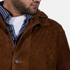 BROWN SUEDE JACKET