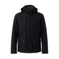 The "City Navigator" Hooded Field Jacket – Matte Onyx Performance