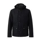 The "City Navigator" Hooded Field Jacket – Matte Onyx Performance