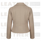 Women’s Suede Moto Jacket – Cropped Zip-Up Coat