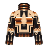 Women’s Beth Dutton Western Aztec shearling collar Jacket