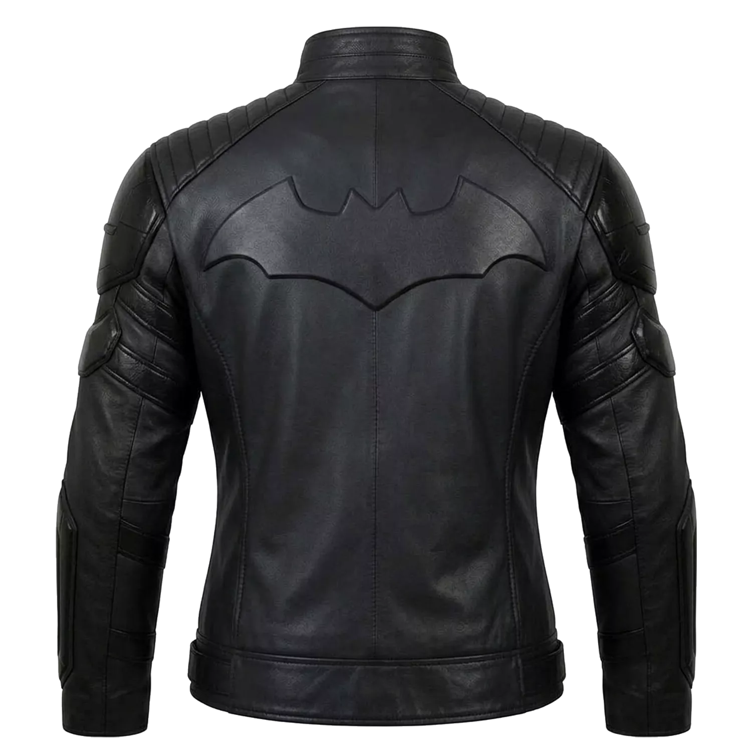 Women's Black Leather Superhero Style Jacket | Matte Finish Biker Jacket