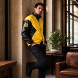 X-Men 97 Costume Color Block Jacket | Marvel Wolverine Inspired Yellow Black Jacket