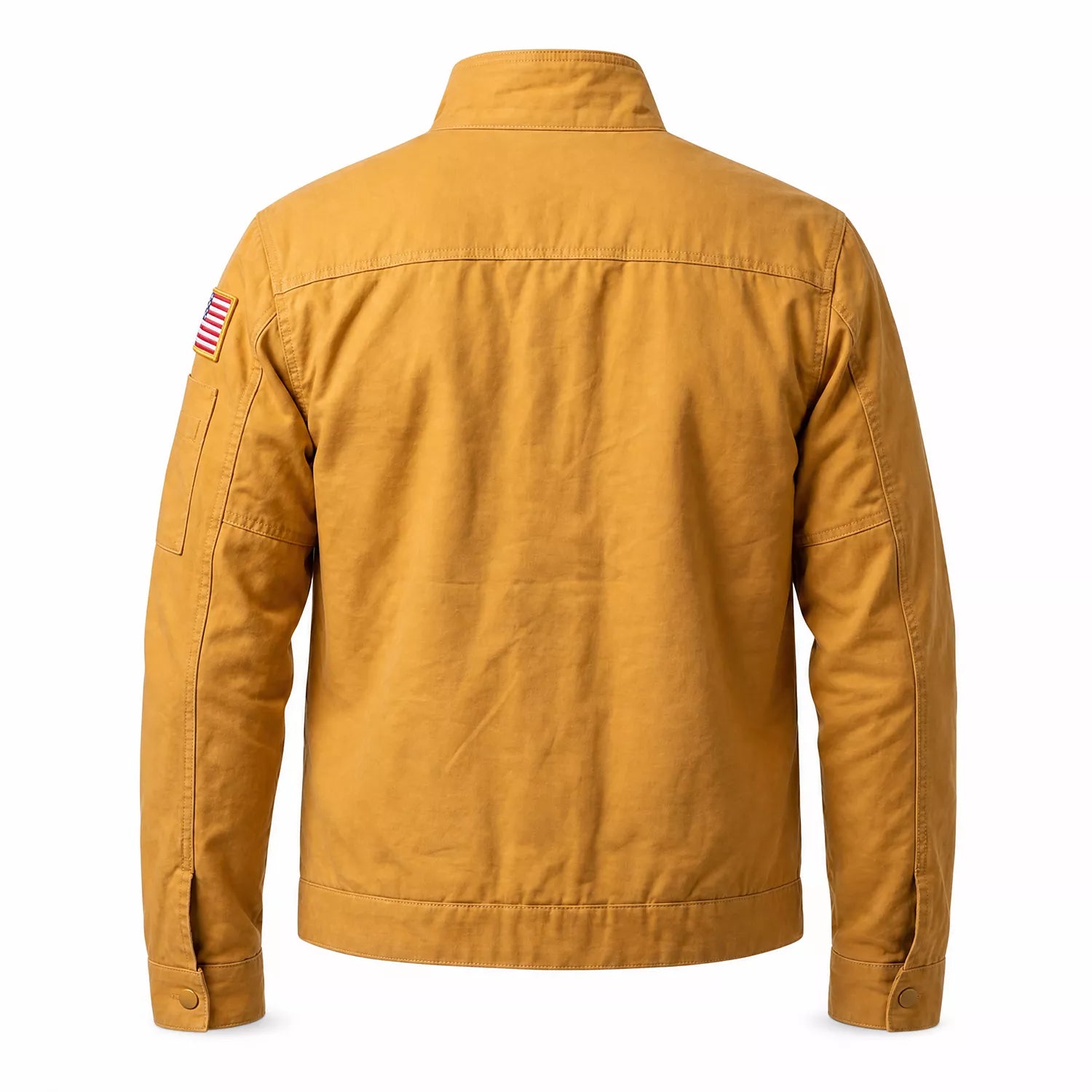 Men's Yellow Aerospace Pilot Jacket | Embroidered Cosplay Coat