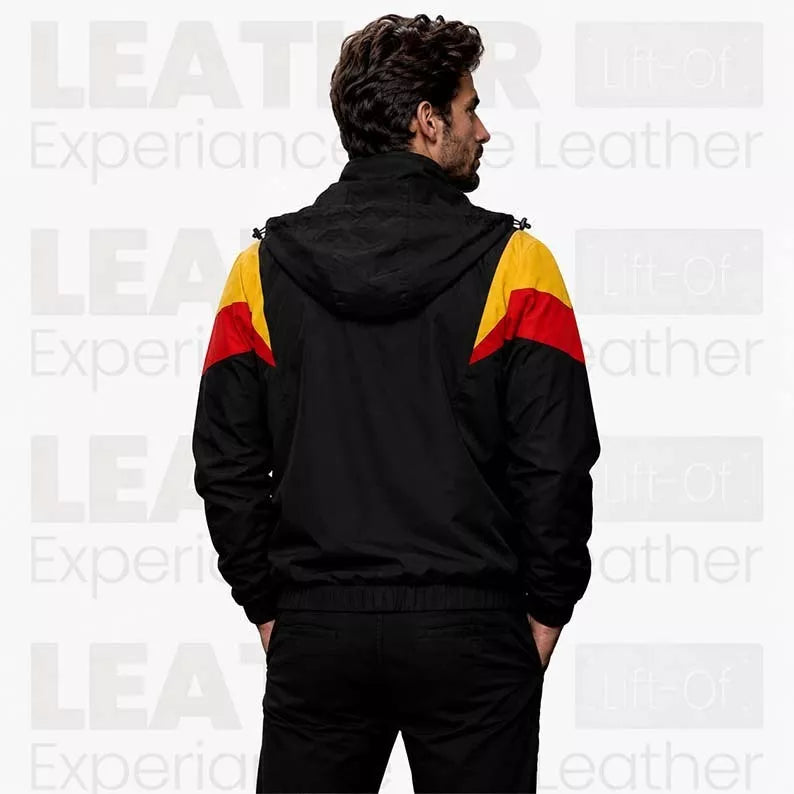 Kanto-Inspired Windbreaker Jacket – Retro Anime-Inspired Pullover Jacket